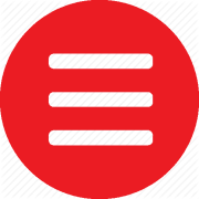 hamburger menu icon red
